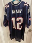 Tom Brady New England Patriots Reebok NFL Jersey Navy Blue Mens Size XL Vintage — photo 2