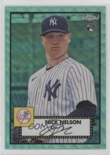 2021 Topps Chrome Platinum Anniversary Aqua Wave Refractor Nick Nelson #107 8p0
