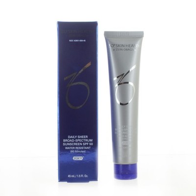 Zo Skin Health Daily Sheer Broad Spectrum Sunscreen SPF 50 Water Resistant 45ml 