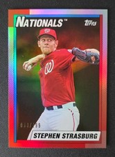 2013 Topps Archives Gold Rainbow #/199 Stephen Strasburg #165 Nationals