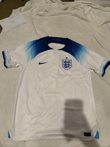 Nike England 22/23 Dri-Fit Short-Sleeved Home Stadium Jersey Size Large