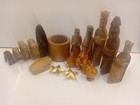 NATIVITY GROUP HAND CARVED NATIVITY FIGURES, 6 PEOPLE, 8 ANIMALS, 3 OBJECTS RARE