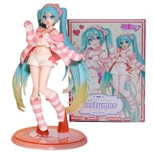 20CM Hatsune Miku Anime Pajama Dress PVC Figure Standing Model Toy Gift 2026