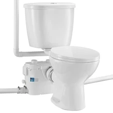 Macerating Toilet System with 500W Pump Upflush Toilet For Basement