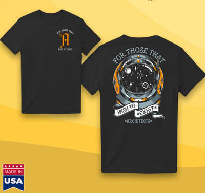 Architects   For Those That Wish To Exist Astronaut World Tour T-Shirt
