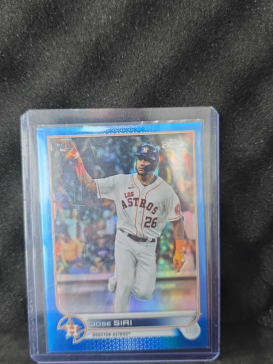 2022 Topps Chrome - Jose Siri #204 Blue Refractor /150 (RC)