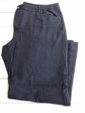Talbots Pants Womens 22W Navy Blue Signature Ponte Dress Trousers Stretch
