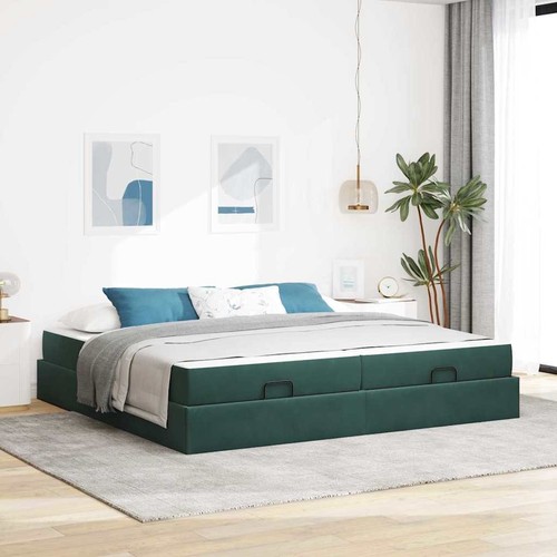 Bettgestell | Polsterbett inkl. Matratzen | Doppelbett mit Stauraum | 200x200 cm - Bild 48 von 83