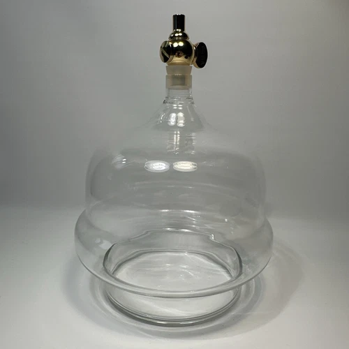 Iced Sake Whiskey Wine Liquor Dispenser Outer Glass Part Only Replacement Brass