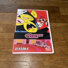 Cartoon Network The Powerpuff Girls Season 4 Double Sided DVD RARE