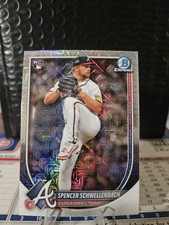 2025 Bowman Chrome - Spencer Schwellenbach #84 Mega Box Mojo Refractor (RC)