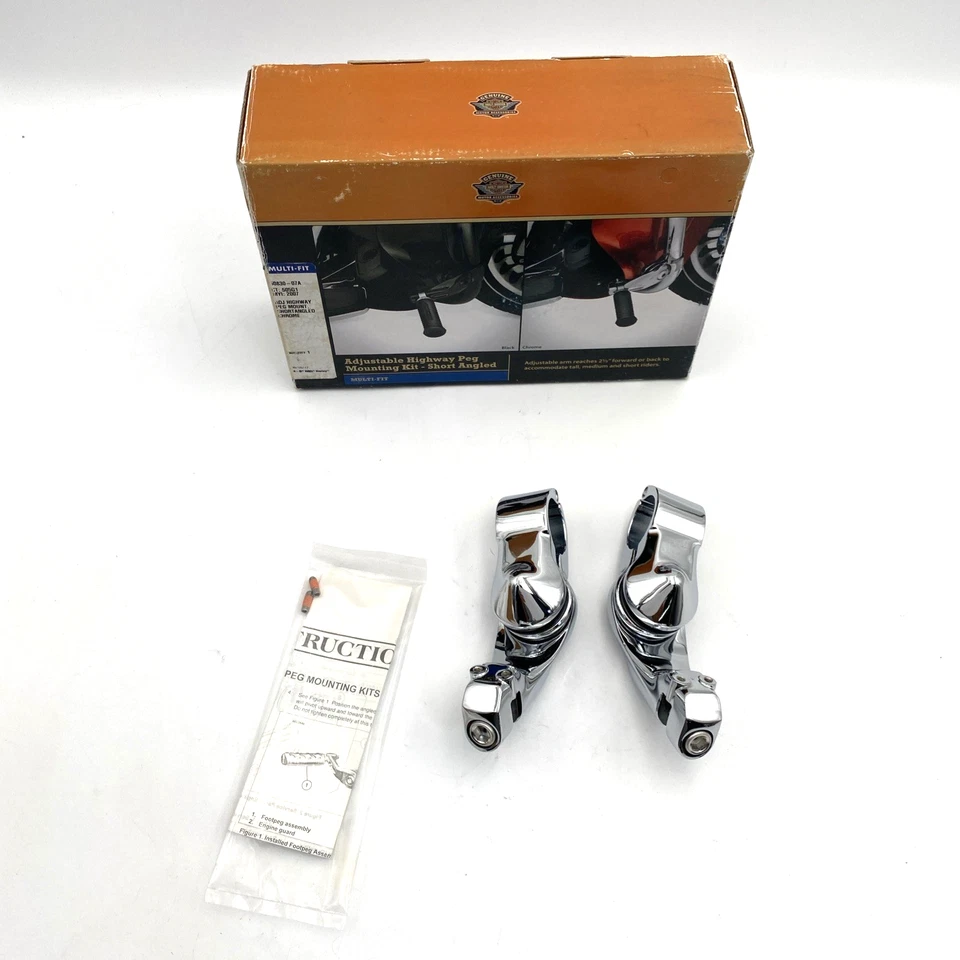 OEM Harley 50830-07A Cromo 1.25" Protector de motor Barra de choque Softail Touring Foto 4 de 4