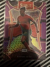 2023-24 Panini Select FIFA - Mezzanine Rafael Leao #196 Purple Mojo Prizm