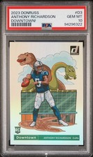 2023 Donruss Anthony Richardson Downtown RC PSA 10