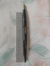 WATERMAN DESK FOUNTAIN PEN WITH Fine 14k GOLD NIB MADE IN CANADA 