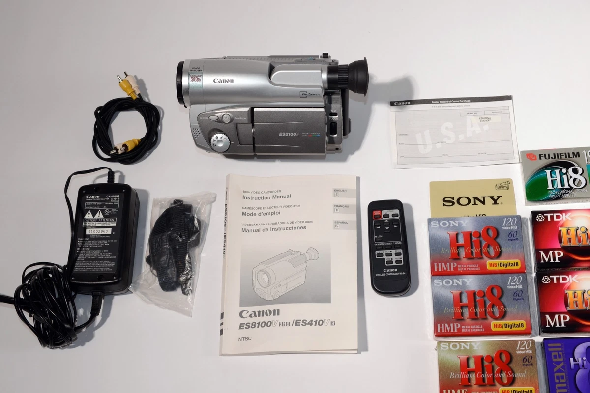 Canon Video 8 500x Digital Zoom Camcorders for sale | eBay