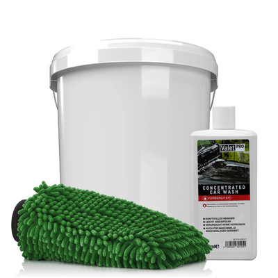 Concentrated Car Wash ValetPRO 0,5L + Wascheimer 16L + Deckel + Waschhandschuh 