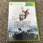 Great Battles Medieval Microsoft Xbox 360 Complete with Manual CIB Tested