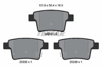 Textar BremsbelÄGe Bremsbelag Textarsatz Ford Metrostar Mondeo III Jaguar X-Type