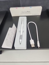 Rechargeable Stylus Pen Superfine Active Capacitive White Highly Sensitive
