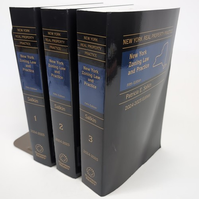 #ad #ad 2025 New York Zoning Law Practice Real Property 5th Ed 3 Vol Set Thomson Reuters $299.95