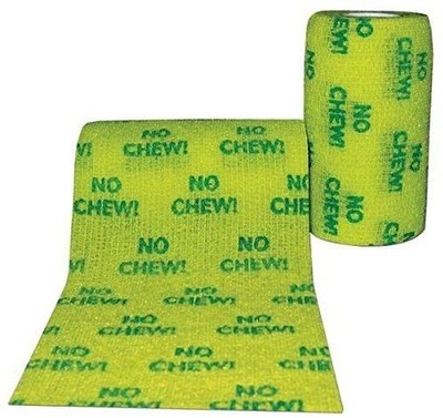 Andover Petflex 3-inch No Chew Yellow Pet Bandage Wrap 5-Yards - 3 Pack