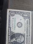 2017 $1 Dollar Bill Fancy Serial Number - 5 of a kind  - H 05400008A - five 0 — photo 3