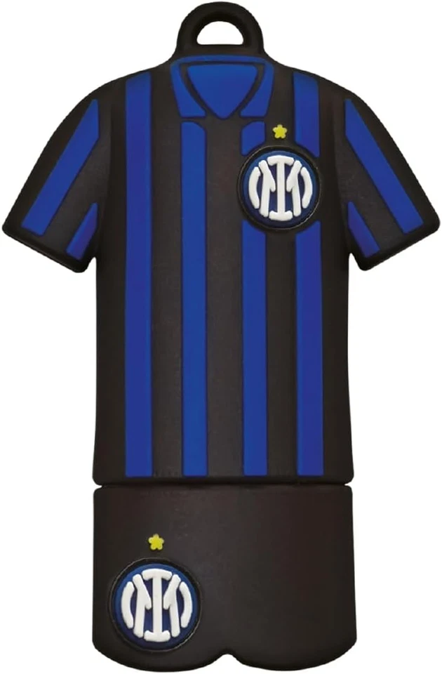 Chiavetta USB Inter | Pendrive USB 2.0 32 GB | Design Unico Calcio | Portachiavi - Immagine 2 di 4