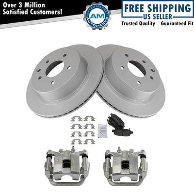 Rear Brake Pad & Rotor Kit Fits 2008-2013 Nissan Rogue 2014-2015 Rogue Select