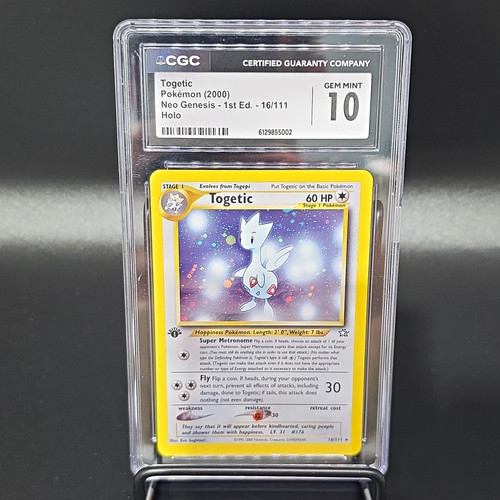 Togetic (1st Edition) graded CGC 10 for sale on eBay