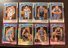 2024-25 Panini Donruss Optic Rated Rook Lot. Pink Hyper Prizms And Holo Foil