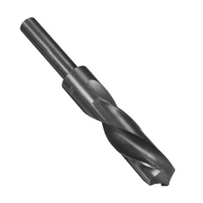 21mm Drill Bit for Metal HSS 9341 Black Oxide with 1/2" Straight Reduced Shank