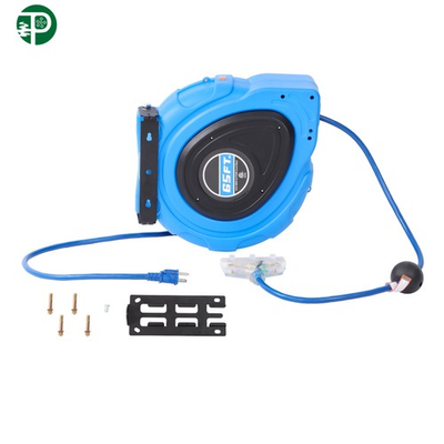 #ad #ad 65FT Retractable Extension Cord Reel Power Cord Reel 12AWG 3C SJTOW $93.98