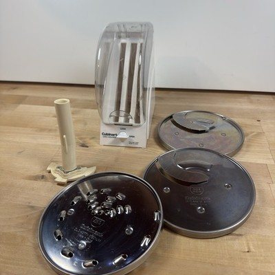 Cuisinart Food Processor Disc Holder Storage Case Holds 3 Discs W/ Blade Stem