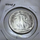 1945 ‘S’ LIBERTY WALKING SILVER HALF DOLLAR  U.S. MINT Estate Find Very Good