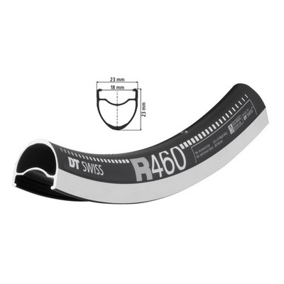DT Swiss Felge R 460 28'', schwarz, 32 Loch, 622-18, VL 6,5mm