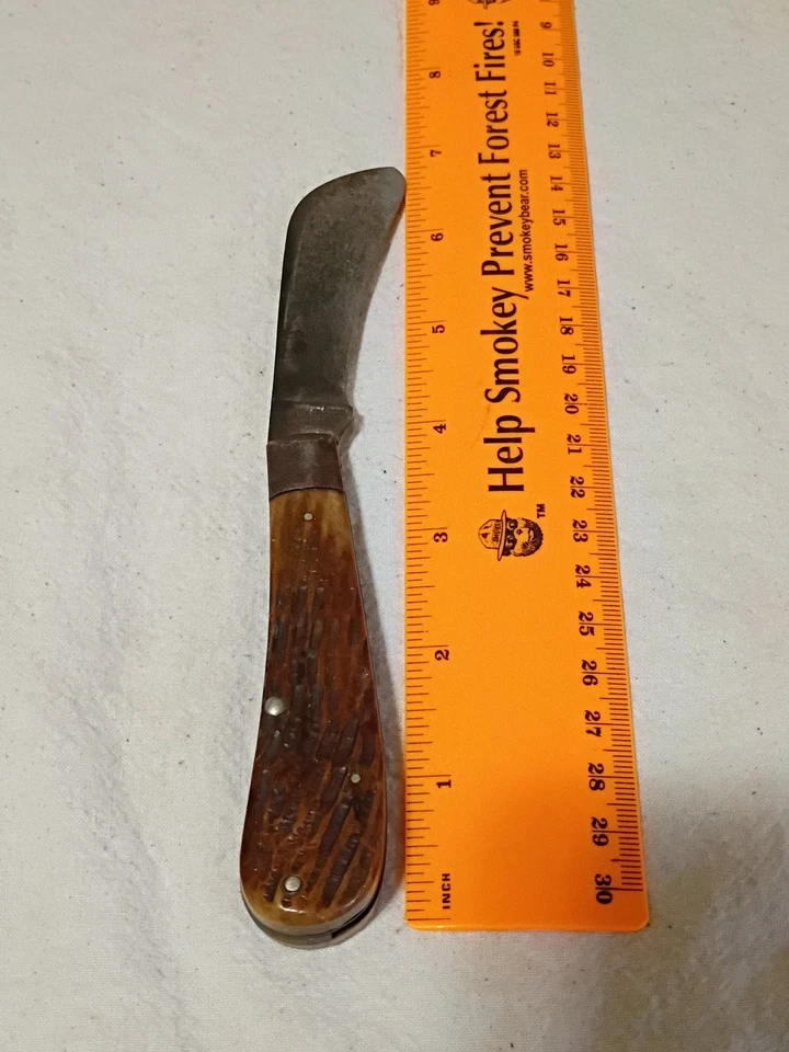 Cuchillo plegable vintage Ka-Bar Hawkbill D12 Foto 4 de 4