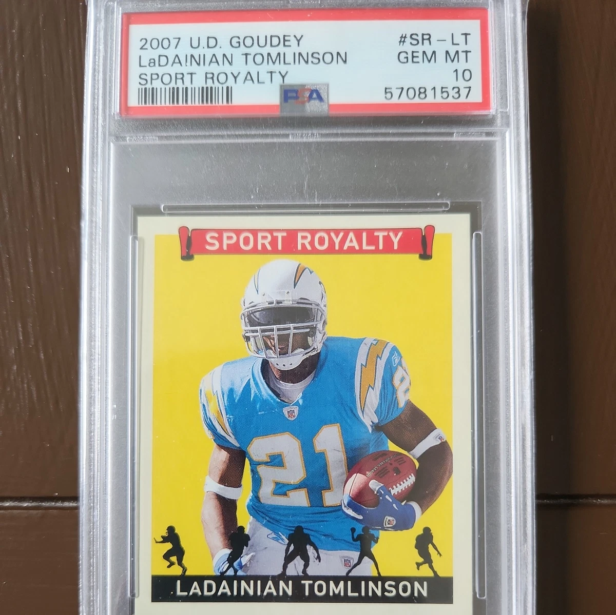 LaDainian Tomlinson Football Grade 10 Sports Trading Cards for