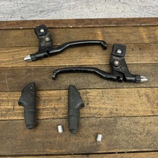 Vintage Shimano Deore XT BL-M730 Brake Levers Pair Black 22.2mm MTB Japan