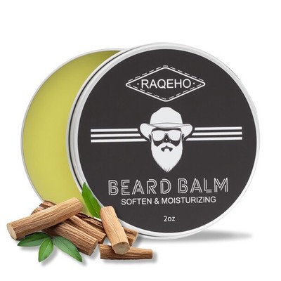 2oz Beard Balm for Men - Mustache Wax Mens Beard Leave In Conditioner Butter Wax