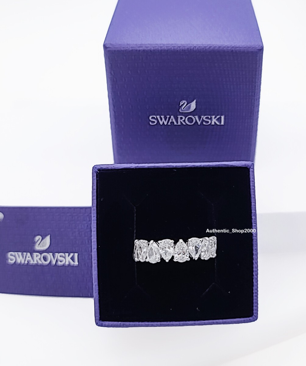 New 100% Authentic SWAROVSKI Rhodium White Crystal Vittore