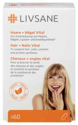 Livsane - Hair+Nails Vital - to support hair, nails & protein synthesis - 60 cap