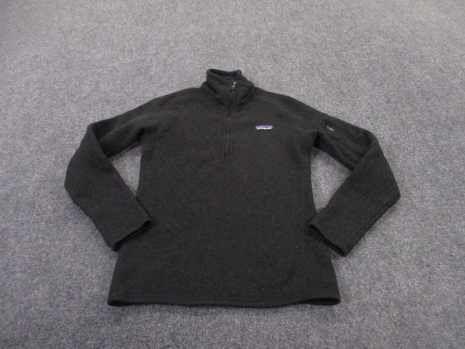 Куртка женская Patagonia XS черная улучшенный свитер флисовая для походов на открытом воздухе для взрослых - Изображение 2 из 4