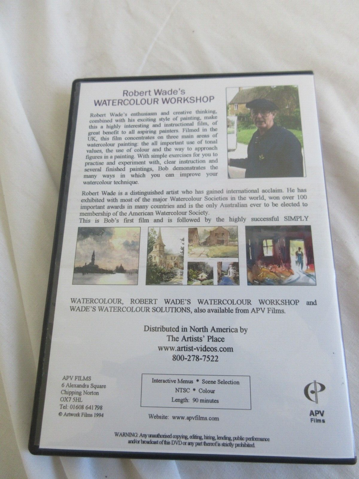 Watercolour Wade's Way DVD with Robert A. Wade eBay