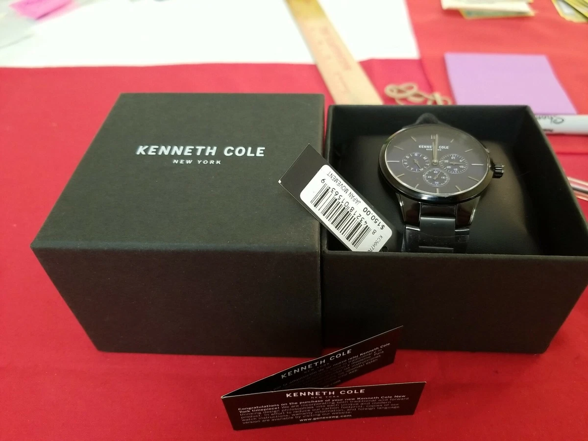 Kenneth cole black watch cheap