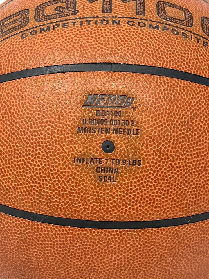 Коричневый баскетбольный мяч Mikasa BQ1100 для соревнований в помещении - Изображение 2 из 4