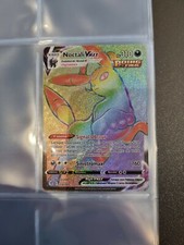 Carte Pokemon Noctali Vmax Rainbow 214/203 Evolution Céleste Fr