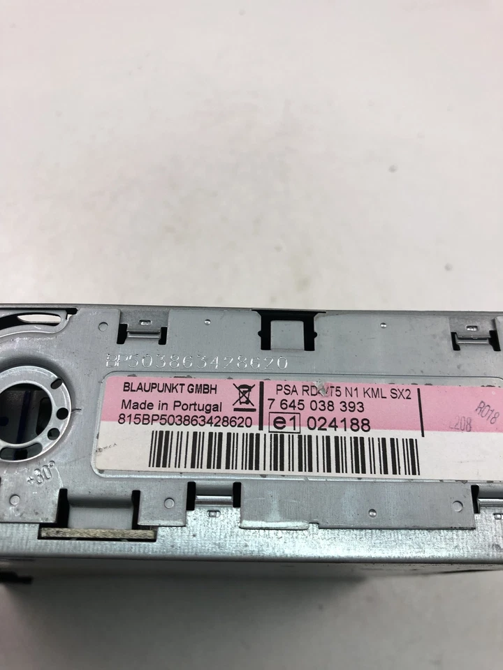 PEUGEOT 307 3A/C Musik-Player ohne GPS 9660646477 2002 22038784 - Bild 4 von 4