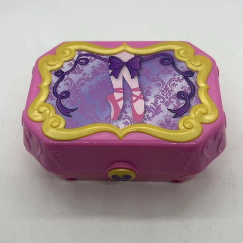 2018 Mattel Polly Pocket Pink Ballerina Compact Playset NO DOLLS CASE ONLY
