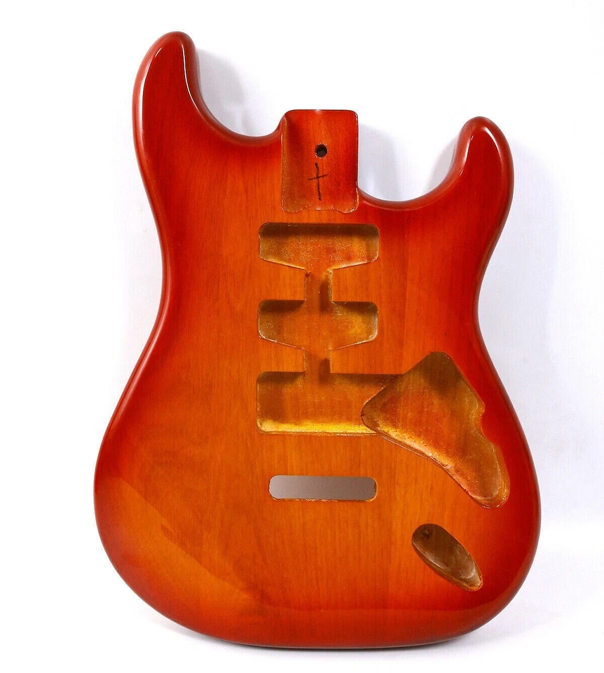 YINFENTE Fit Corpo Chitarra Elettrica Fai da Te Mogano Ricambio ST Guitar Corpi Finiti